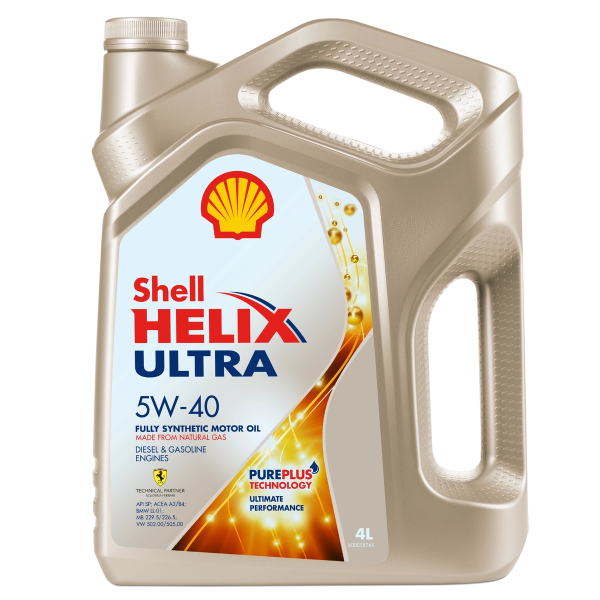 Моторное масло Shell Helix Ultra 5W-40 API SP синтетическое